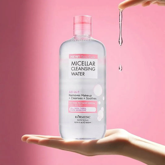 All-in-One Micellar Water 500ml Makeup Remover Gentle Formula